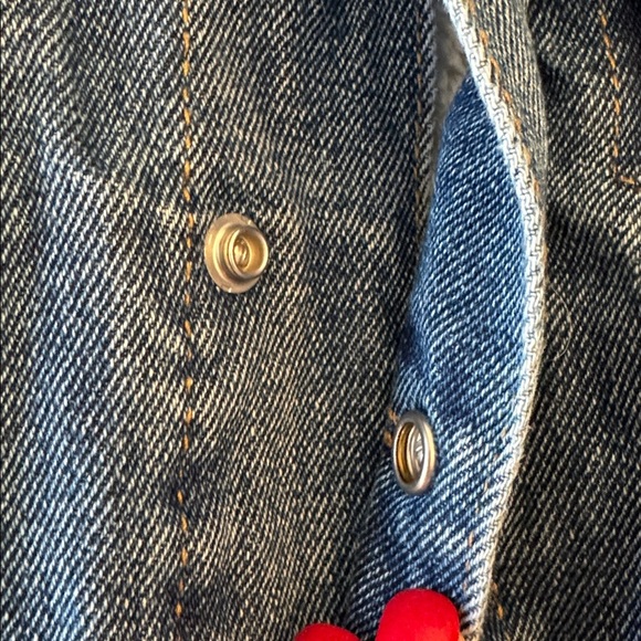 EUC! Levi’s Girls Sherpa Lined Denim Jacket, sz 8-10 - Picture 12 of 12